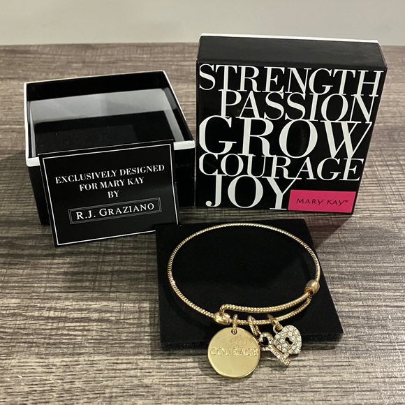 R.J. Graziano Jewelry - R.J. Graziano Gold Courage Charm Bracelet